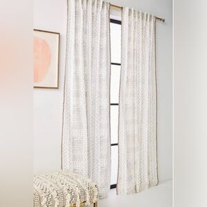 Anthropologie Shayla Curtain 50 x 96 One Panel NWT